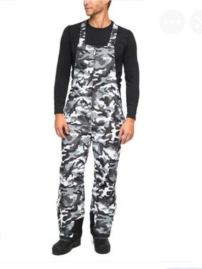 Arctix Young Black & Gray Camo Cargo Snow Overall, XL